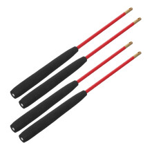8Paires Bâtons De Jonglage Diabolo Antidérapante Tête Cuivrée