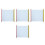 4Pcs Soft Reusable Water Calligraphy Cloth Rolls White for Writing Art 4