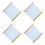 4Pcs Soft Reusable Water Calligraphy Cloth Rolls White for Writing Art 5