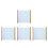 4Pcs Soft Reusable Water Calligraphy Cloth Rolls White for Writing Art 6