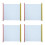 4Pcs Soft Reusable Water Calligraphy Cloth Rolls White for Writing Art 7