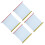 4Pcs Soft Reusable Water Calligraphy Cloth Rolls White for Writing Art 8