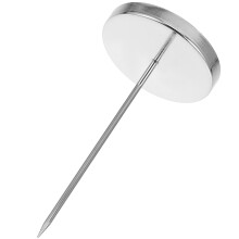 2Pièces Porte-Tickets Stainless Steel Argenté Pour Restaurant Durable