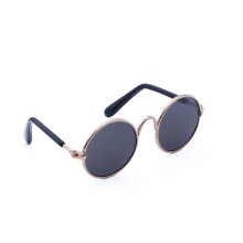 2Pcs Metal Frame Pet Sunglasses for Small Dogs and Cats