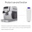 3 Packs Coffee Machine Water Filter for  DLSC002 Replacement Filter Cartridge with Activated Carbon 10