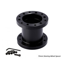 75mm Modified Racing Steering Wheel Gasket Height-Enhancing Steering Wheel Flange Gasket Improves Driving Experience