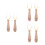 3Sets Khaki Silikon Baby Gabel Set Lernbesteck 5
