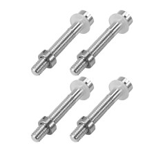 4 Stuks M2.5X18.5mm Draaitafel Fonograaf Schroeven, Hardware Vervangende Headshells Cartridge Stylus Montage Vinyl LP Platenspeler
