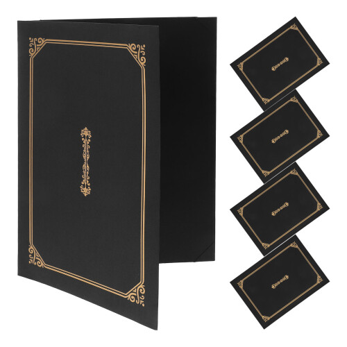 35Pièces Protège- Noir Design Élégant