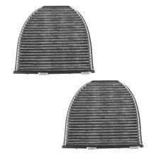 2 Stück Auto-Innenraumluftfilter Kühlsystem 2128300318 2048300018 für - W204 W212 Aktivluftfilter