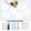 15Pièces Fixations Ventouse Silicone Pour Câbles Surface Carrelée 9