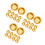 60Pièces Inserts Brûleur Encens Fer Accessoires Décoratifs 5