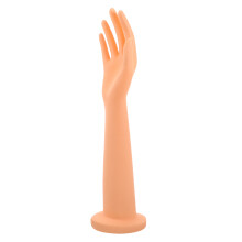 4PiÚces Présentoir Main Femme Longue PVC Khaki Pour Bijoux