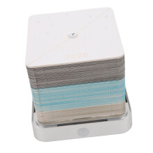 3D-Kunstkalender Memo-Block 2025, 627 g, 9  9  7,8 cm