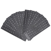 30St Zwarte Universele Keyboard Stickers Bescherming Voor Laptop En St