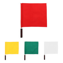 16St Kleine Handvlaggen Voor Wedstrijdleiders in Assorti Kleuren