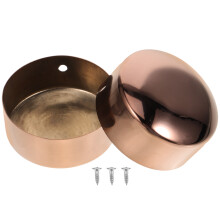 10St Duurzame Roestvrijstalen Handrail End Caps Roze Goud Voor Trap