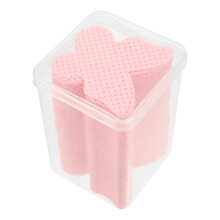 Roze Nagellakremover Wipes Katoen Voor Dip En Gel
