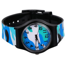 3St Modieus Kinderhorloge PVC Band Leuk Cartoon Design