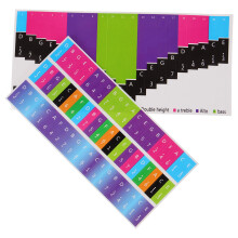 Kalimba Decals Multi Kleur Kunststof Voor Vingerpianoleren
