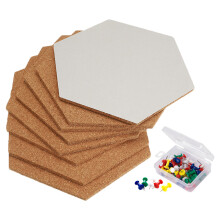 16St Creatief Zelfklevend Bord Hexagon Muurbericht Bord