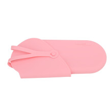 Rosa silikonhitzebeständige Haltermatte Tasche für Glätteisen & Lockenstab