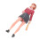 3Stk Kunststoff Stehende Mini Figuren Baseball Bunt 1