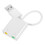 2 Gaming Audio Interface USB Adapter Alu+plastik Mehrfarbig Für 3