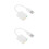 2 Gaming Audio Interface USB Adapter Alu+plastik Mehrfarbig Für 8