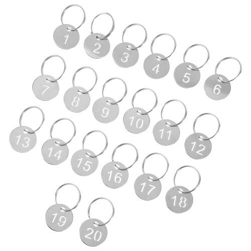 40Stk Robuste Runde Marken Tags Für Garten Und Organisation 2