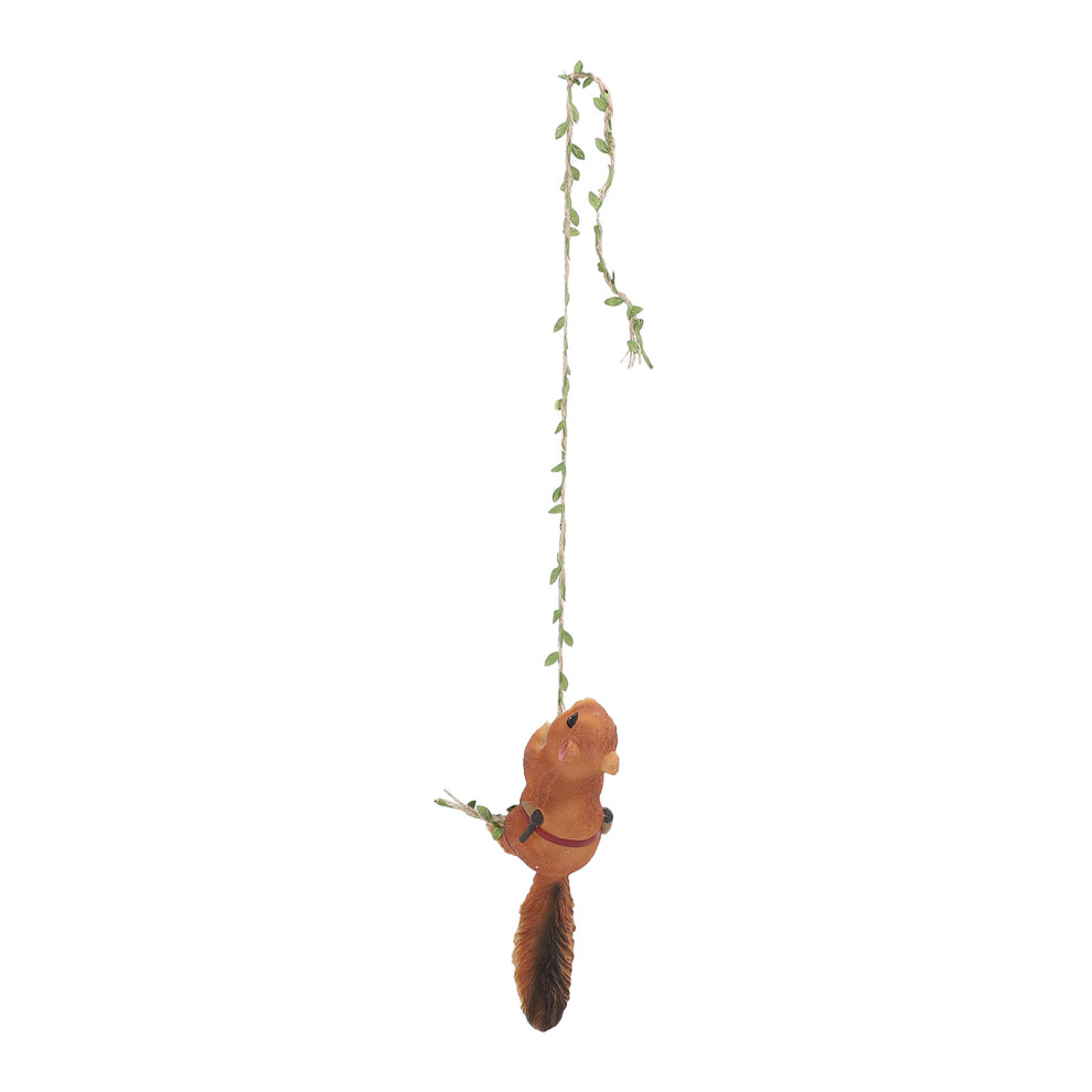 Lifelike Squirrel Garden Statue Resin Outdoor Decor for Yard Patio