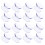 300Stk Transparente Doppelseitige Tischbumper Saugnäpfe PVC 2