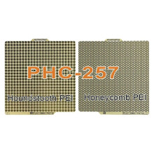 For P1s Build Plate Upgrade PEI Snowflake Honeycomb Sheet 257x257mm for X1c A1