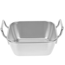 2Pièces Plateau Friture Inoxidé Durable Pour Bar Restaurant