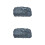 2Stk Resin Hundememorial Gartenornament Grabmal Robust Hellgrau 6