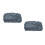 2Stk Resin Hundememorial Gartenornament Grabmal Robust Hellgrau 8