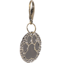 3Pièces Plaques Métal Argent Pour Accessoires Animaux