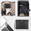 Fireproof Document Bag with Lock, with Zipper Closure, Storage Pouch for A4 Letter Size Document, Cash,Cell Phone,Tablet 6