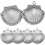 15Pièces Pendentifs Acier Inoxydable Argent Élegant 1