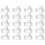 40Pièces Clips Fixation Ongles Transparent Outils Beauté 1