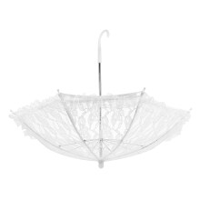 2Pièces Parasol Dentelle Robuste Pour Mariage Et Décor Élégant