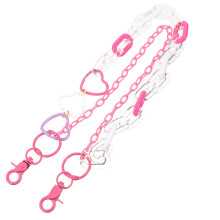 5Pièces Chaînes De Ceinture Femme Rose Métal Double Couche