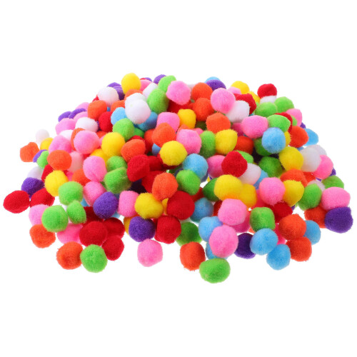 4Pièces Pompons Artisanaux Colorés Pour Textiles