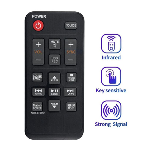 Replace AH59-02615E Remote Control for  AH59-02615E Audio Soundbar System Remote Control 1