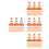 400Pièces Mini Cônes De Circulation Jouet Orange En Plastique Educatif 7