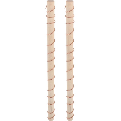 8Pièces Bobines Antenne Jardinage Bois Usage Végétal