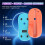 Gaming Controller Mouse for  2  Ergonomic Magnetic Game Mouse with Mouse Pad   2 Black 3