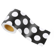 4Pièces Décoration Murale Noir En Papier Bordure Créative Pour Classe