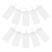 40Pièces Porte- Handicapé PVC Transparent Pratique