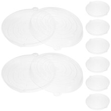 40Pièces Sous-Plats Carrés En PVC Transparent Pour Fleurs